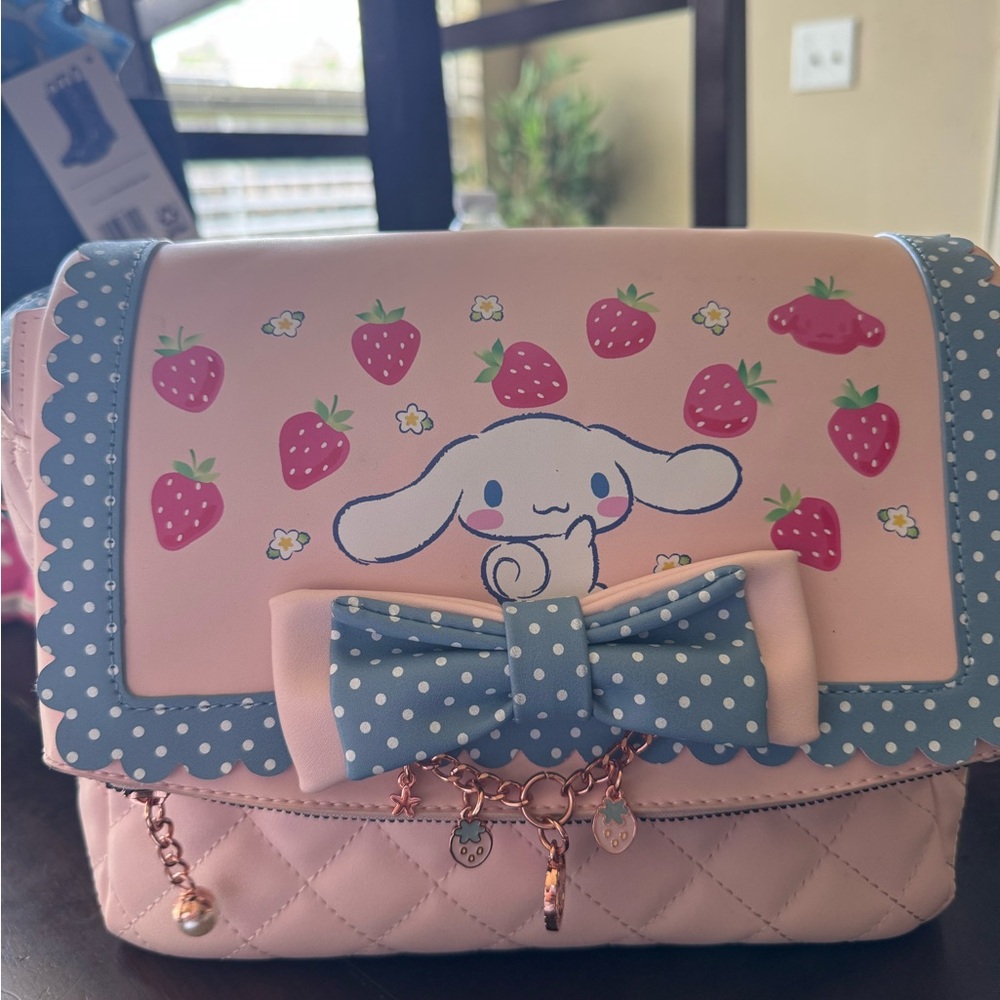 Cinamoroll Crossbody Bag with Bow